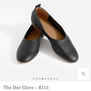 Everlane Day Glove flats, black, size 8, NWOT